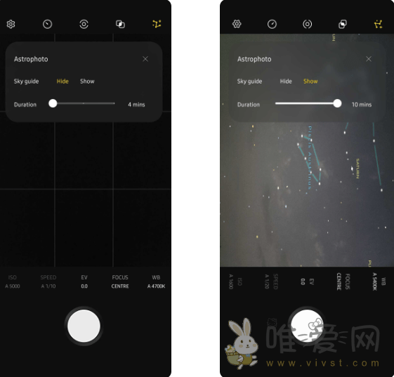 三星S21/Ultra系列手机现已支持天文摄影模式：允许用户拍摄夜空照片！